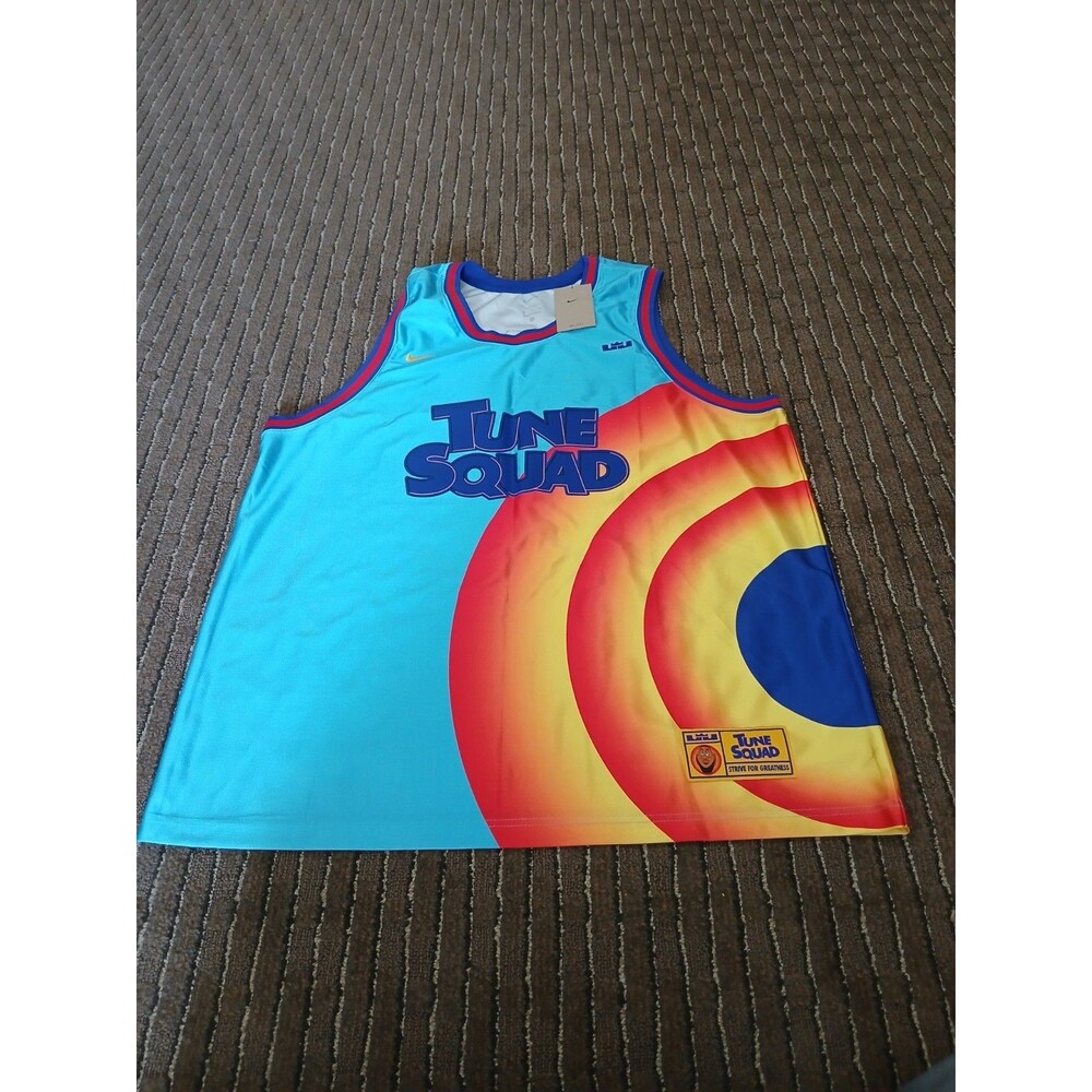 Nike Dri Fit Space Jam Tune Squad Lebron James #6 Jersey Men's XXL NEW (Sports)